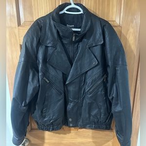 Vintage Leather Jacket by Wilson’s Thinsulate Leather Jacket - Black XL